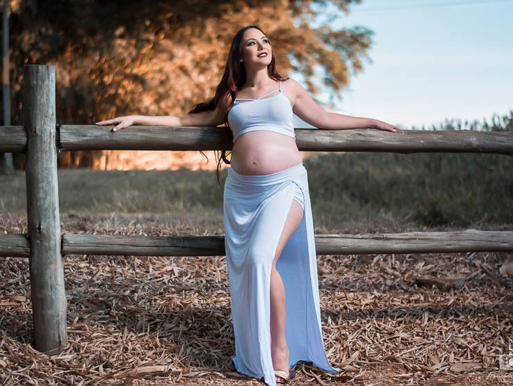 Gestante de A espera por Cadu 