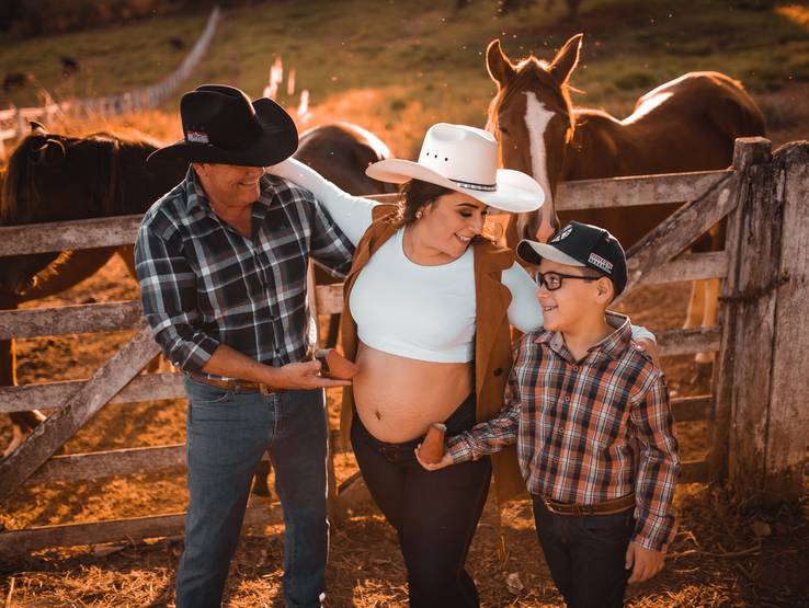 Gestante de A espera de Léo 