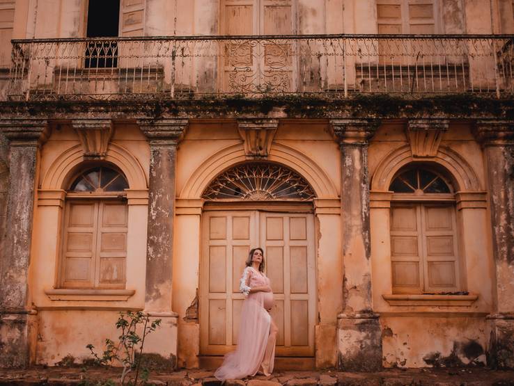 Gestante de A espera por Luiza 