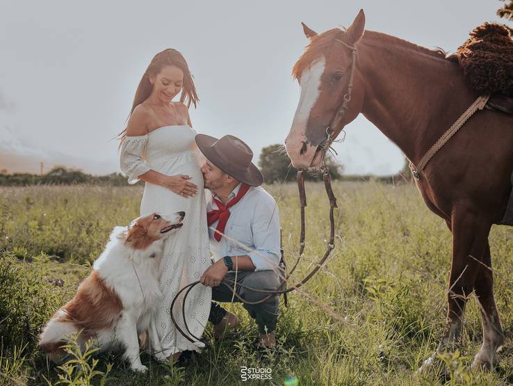 Ensaio de Ensaio Gestante - Luana e Gabriel