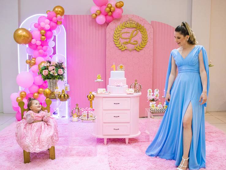 Aniversário Infantil de 1º Aniversário da Lívia