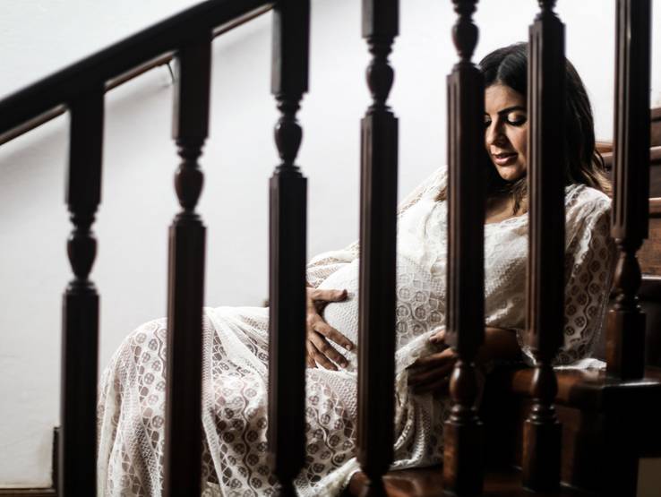 Embarazada de ESPERANDO A PIERO