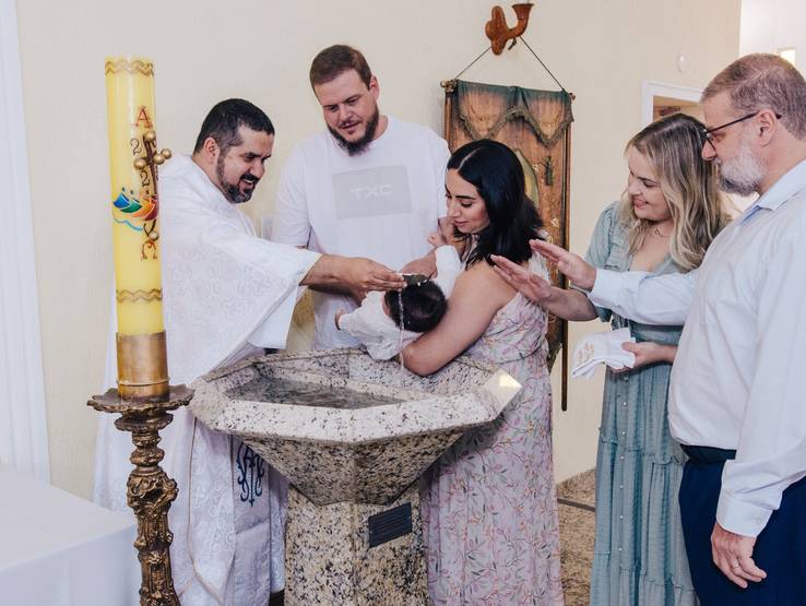 Batizado de Maria Cecilia