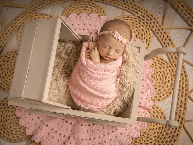 Sessão Newborn de Isabela, 11 dias