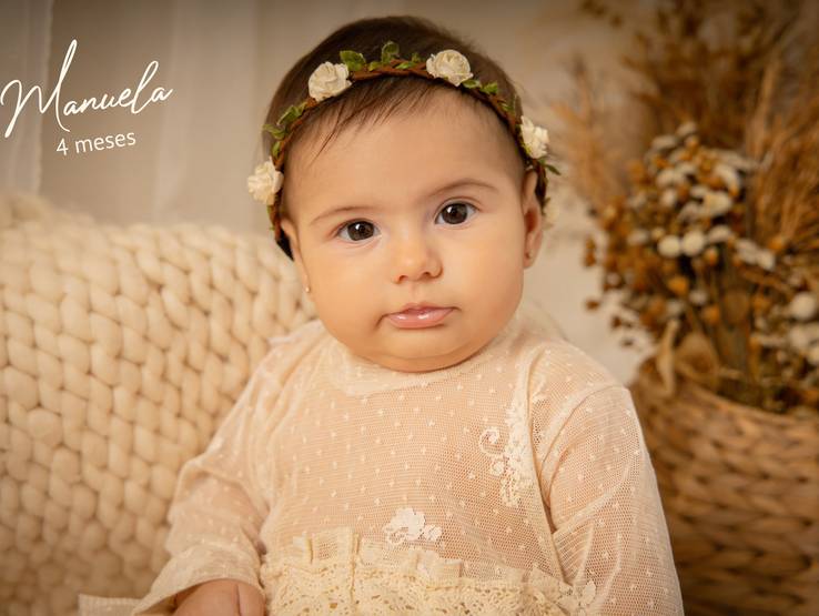 Acompanhamento Mensal de Manuela, 4 meses