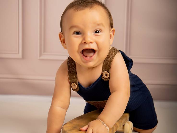 Acompanhamento Mensal de Anthony, 8 meses