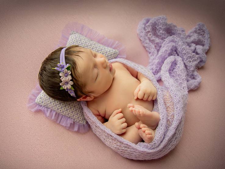 Sessão Newborn de Maria Clara, 9 dias 