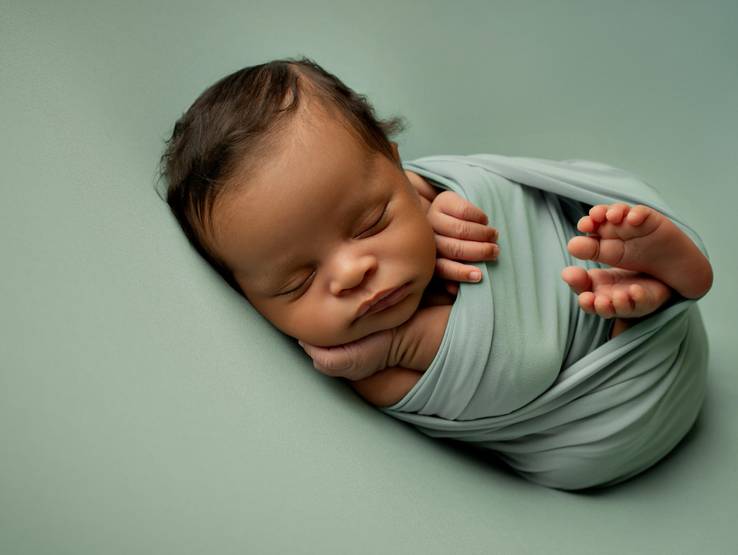 Sessão Newborn de Rhavi, 17 dias 