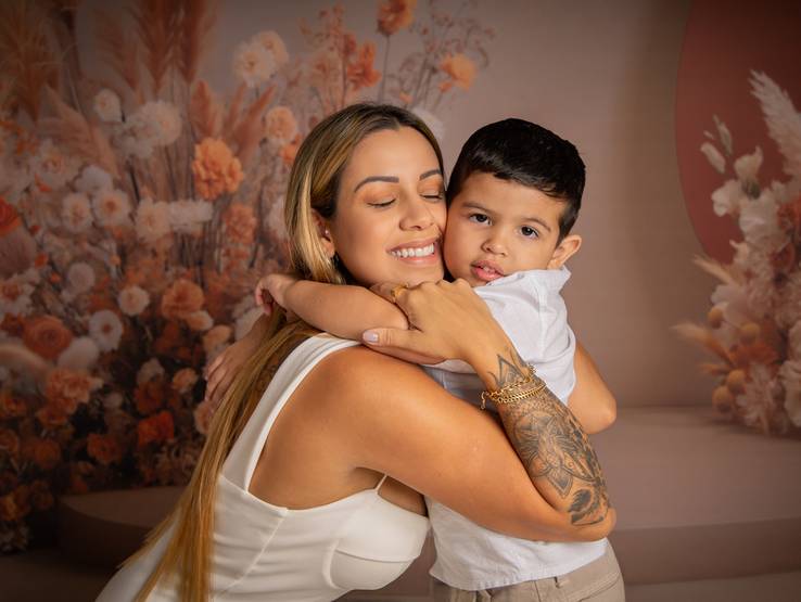 Dia das Mães  de Heitor e família 