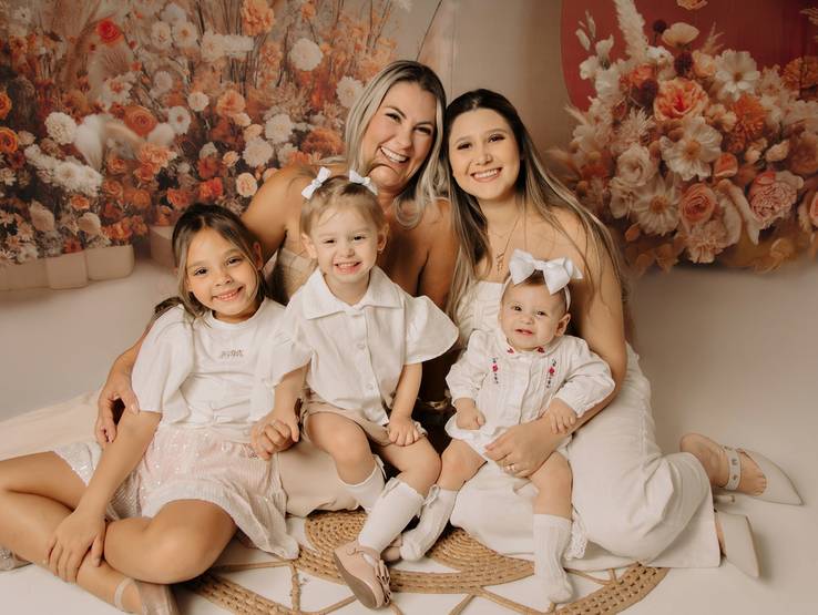 Dia das Mães  de Nice e família