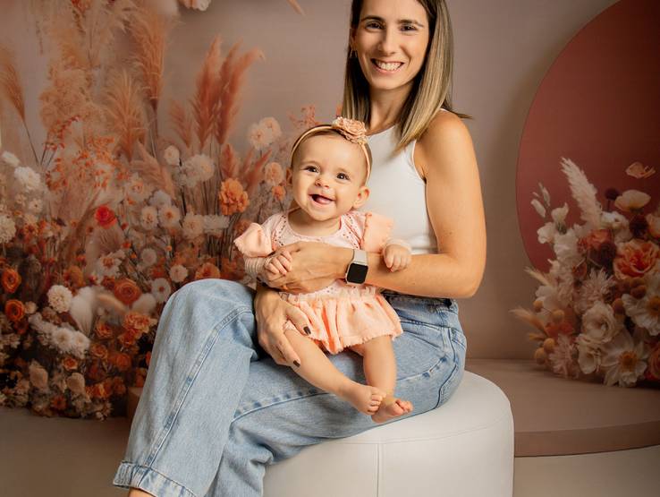 Dia das Mães  de Laura e mamãe