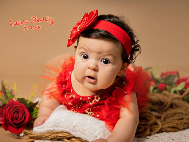 Acompanhamento Mensal de Lunna, 3 meses