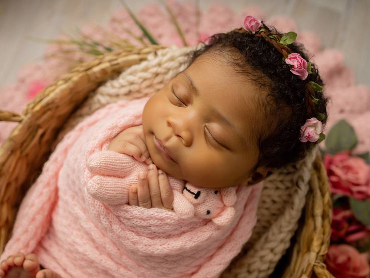 Sessão Newborn de Isis, 26 dias