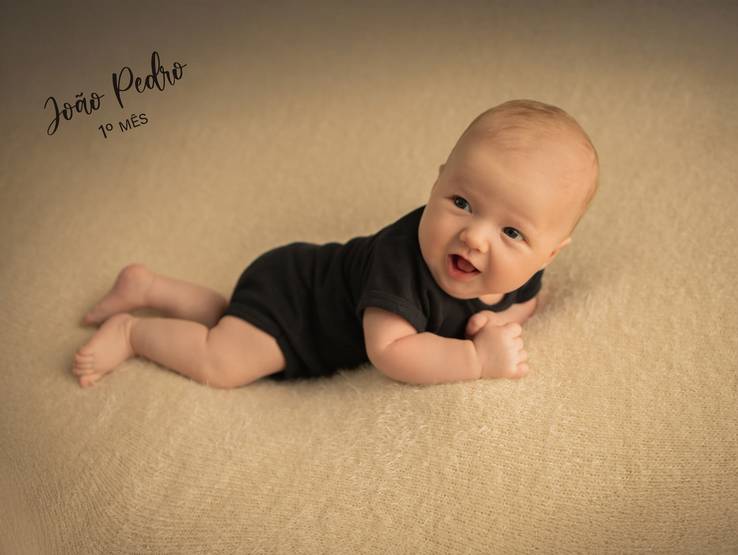 Acompanhamento Mensal de João Pedro, 1 mês 