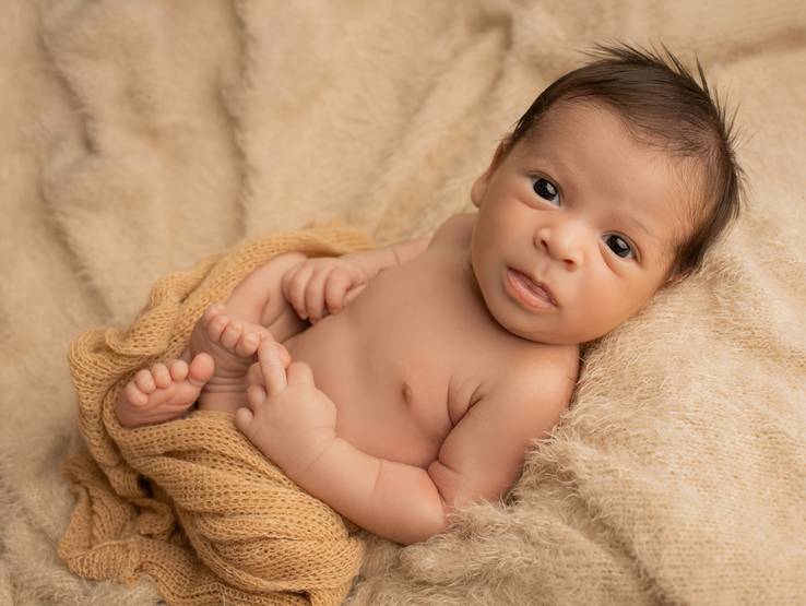 Sessão Newborn de Richard, 16 dias 