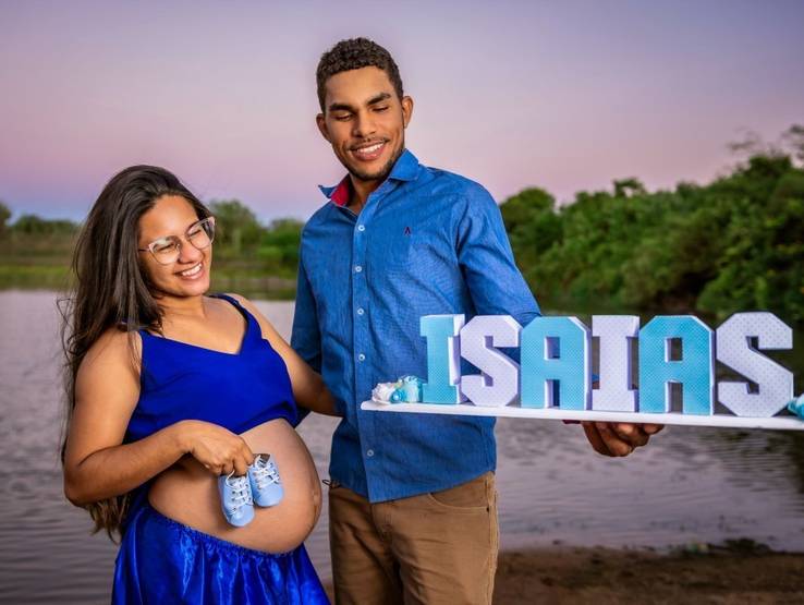 Gestantes de Elma e Leonardo