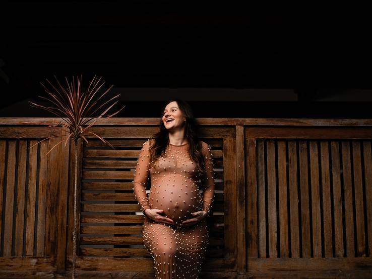 Gestante de Elisângela Petry