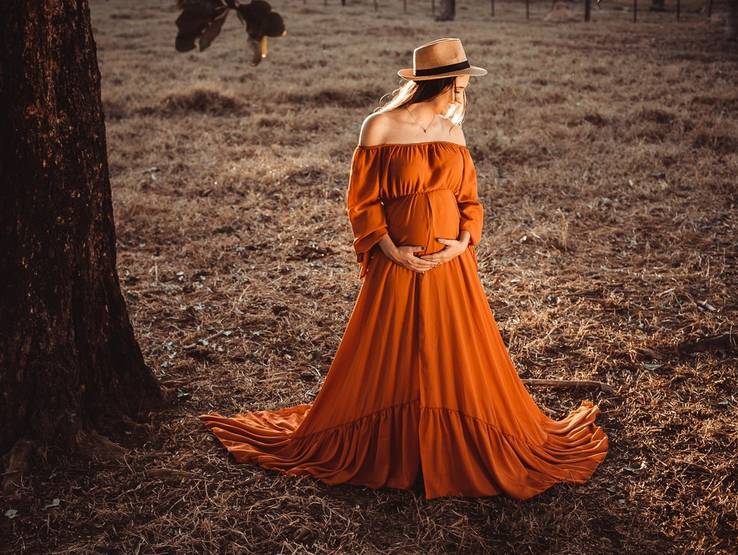 Gestante de Letícia Bertoni