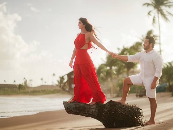 ENSAIOS de Itacimirim linha verde - Pré wedding  Camila & Caio 