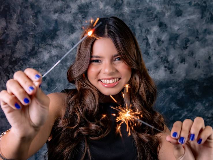 Ensaio Aniversário Minimalista de Glória Valentina 