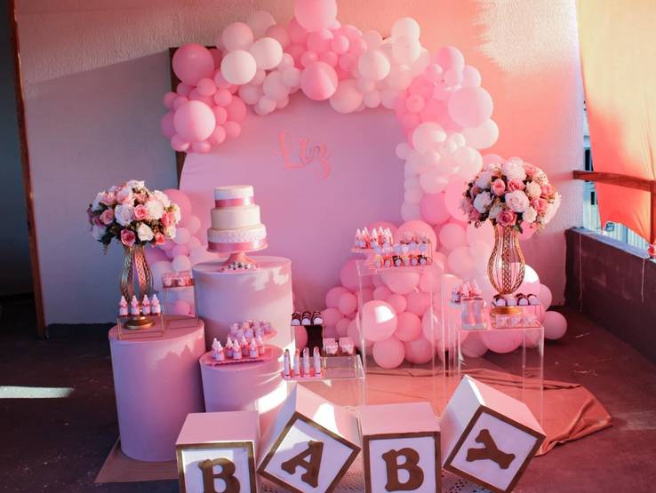 Chá de bebê / Revelação de Chá de Bebê da Liz