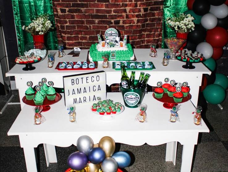 Aniversário 15+ de Aniversário da Maria e do Jamaica