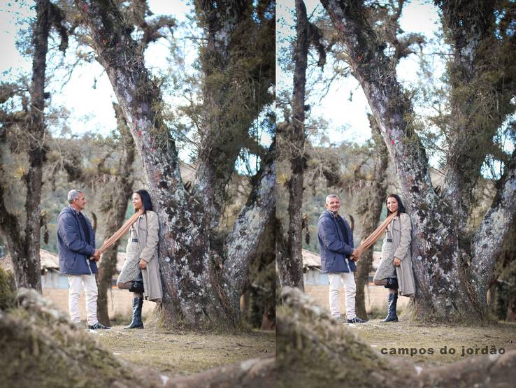 Ensaio Pré Wedding de Ensaio em Campos do Jordao Sp = Veronica e José