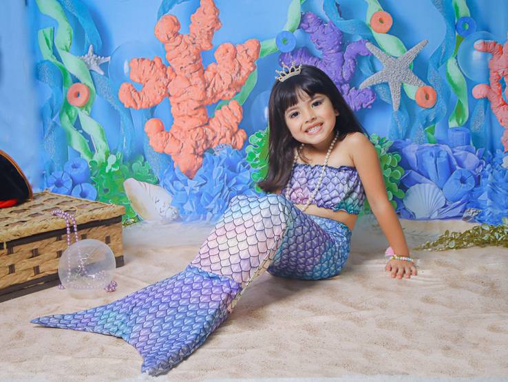 ENSAIO INFANTIL no Estúdio de Ana Clara = Ensaio Sereia