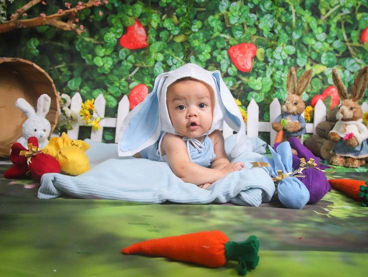 PASCOA de RAEL - Ensaio Pascoa - 6 Meses