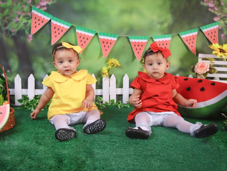 ACOMPANHAMENTO MENSAL de Brenda e Lorena - Fotoversário 