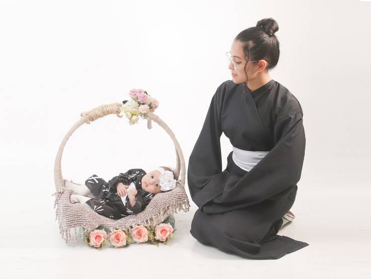 ACOMPANHAMENTO MENSAL de EMILY ensaio Mãe e Filha - Pequena Queixa