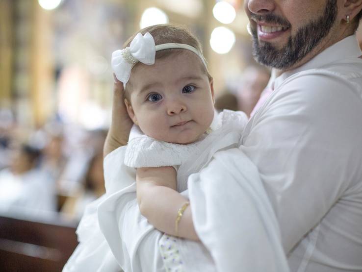 Familia de Batizado da Valentina