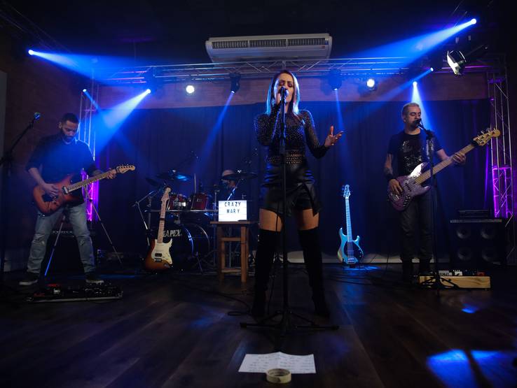 Ensaio Fotográfico de Passagem de Som Banda Crazy Mary