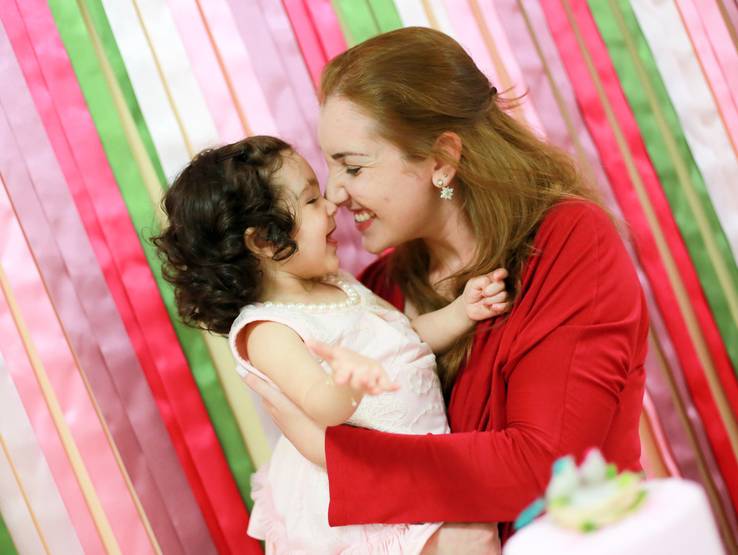 Familia de Aniversário de 1 ano da Sophia