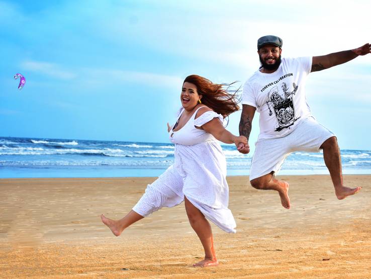 Ensaio de casal de Anlayse e Thiago