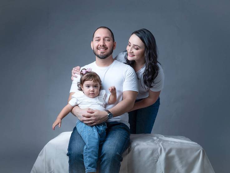 Família de Mariana, Luã e Luna Martins