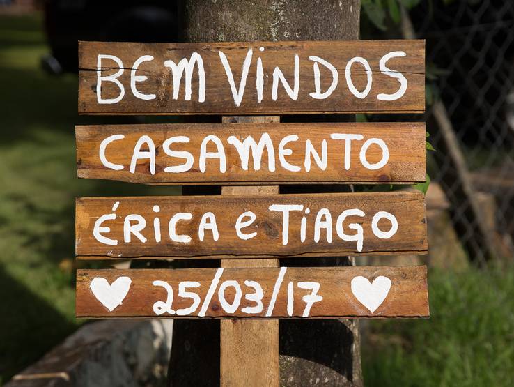 Casamentos de Érica e Tiago