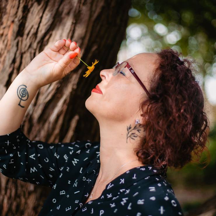 Retrato individual de Beldade aos 50