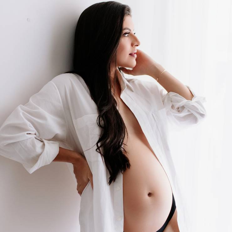 Gestante de Alessandra Correa