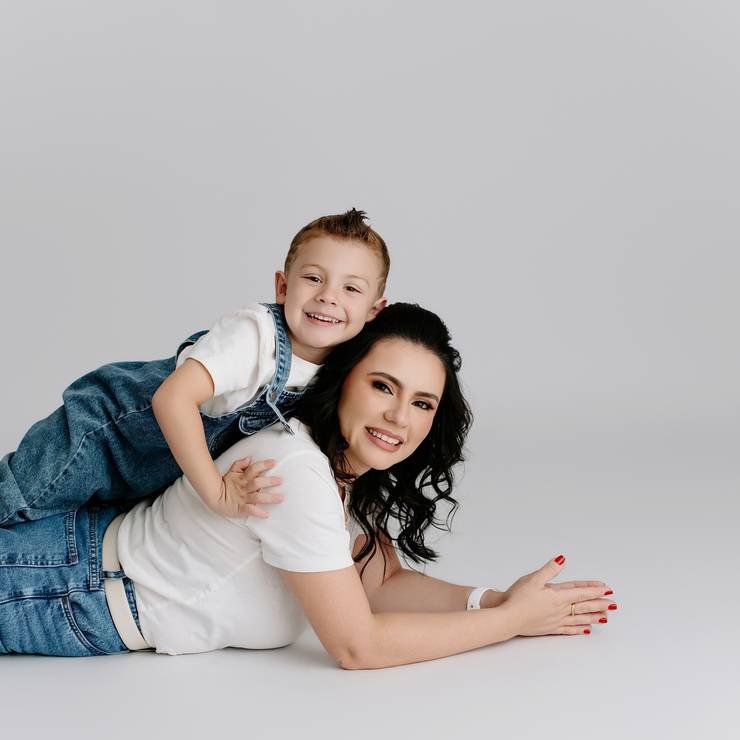 Família de Stacey & Aaron Dia das Mães