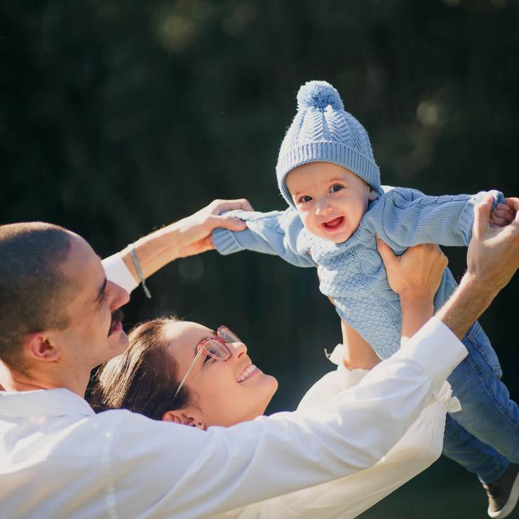 Ensaio de Família de Tiago, Ana e Pedro