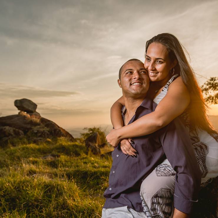 Ensaios de casais de Leona e Rômulo