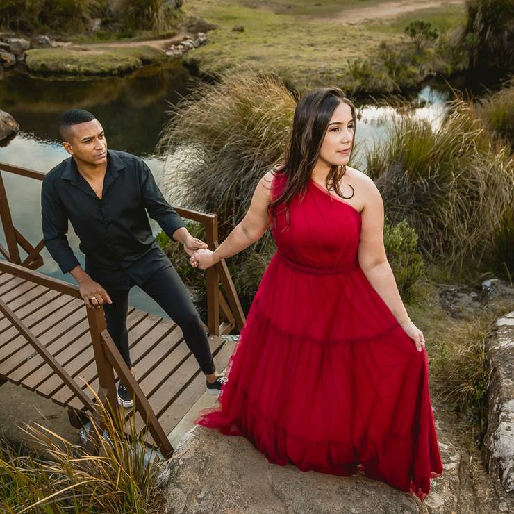 Ensaios de casais de Thainara e Roniel