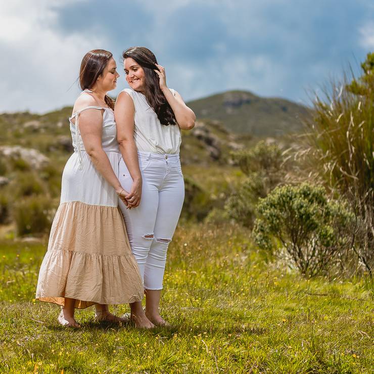 Ensaios de casais de Mayara e Lyliam