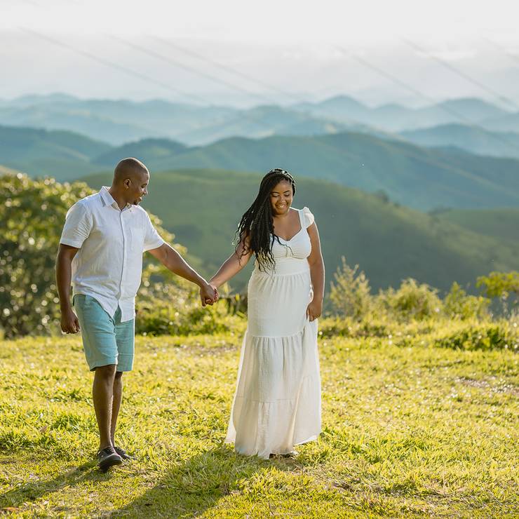 Ensaios de casais de Verônica e Valdir