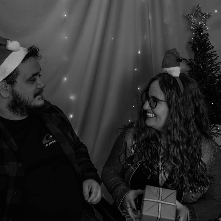 Fotos de Natal de Bruna e Leonan