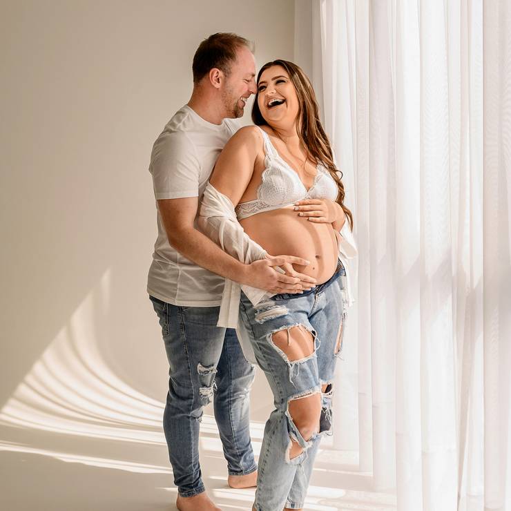 Gestante de Bruna e Éder