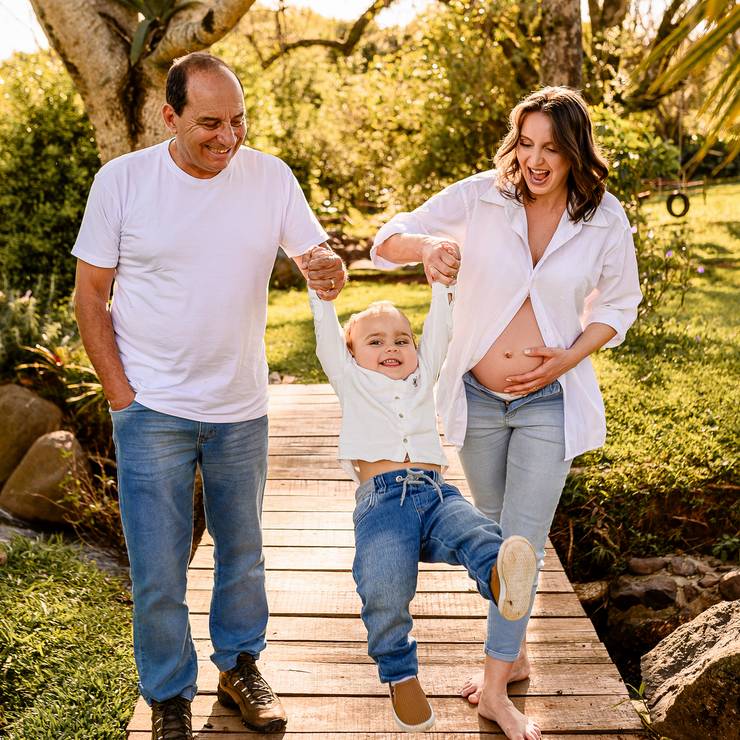 Gestante de Denise e Sérgio 