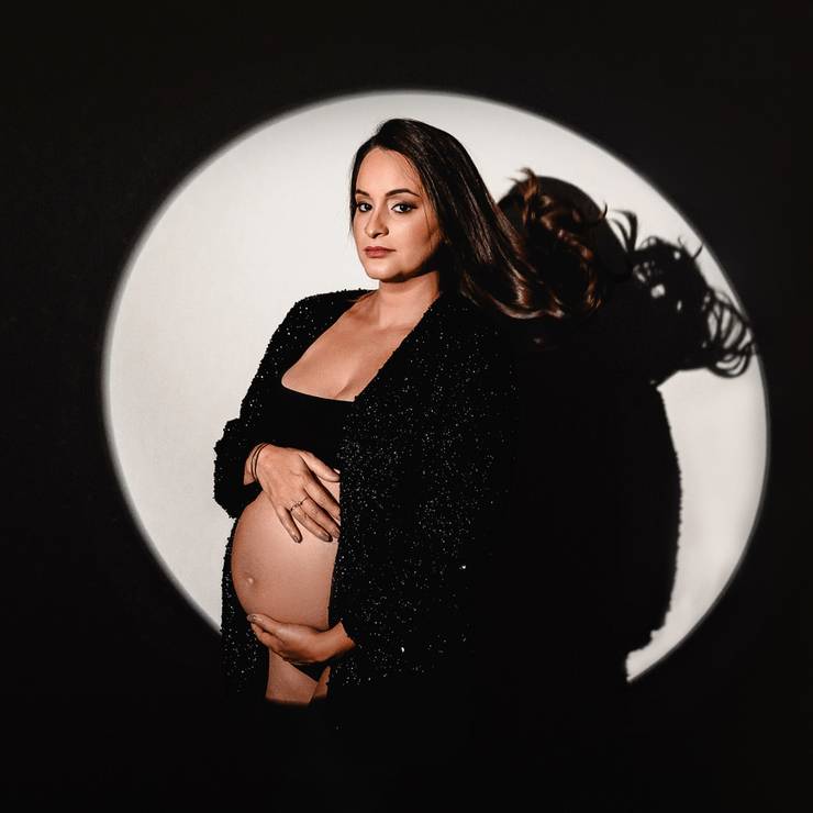 Gestante de Laura e Jean