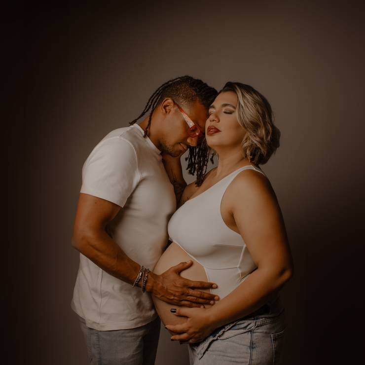 Gestante de Lislia - a espera do José